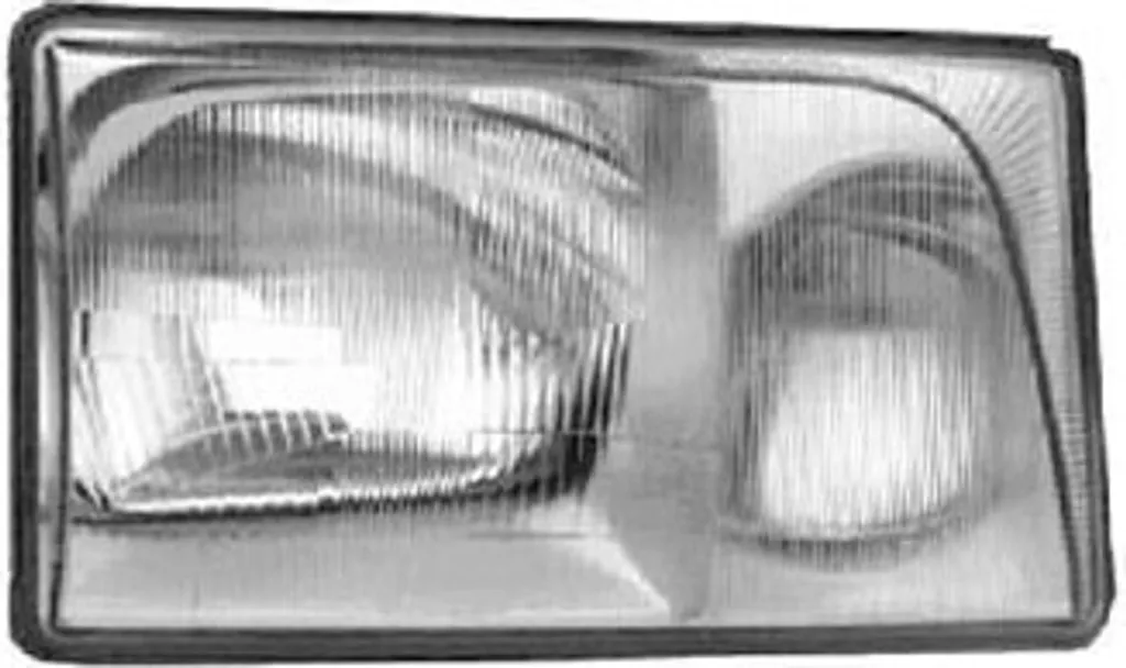 Vitre de phare droit VAN WEZEL 3025978 en verre robuste Mercedes W124