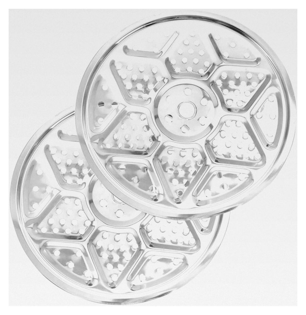 Edelstahl Einkochgestell, 2 Stück Tragbares Dampfgarer Zubehör für Druckkochtöpfe