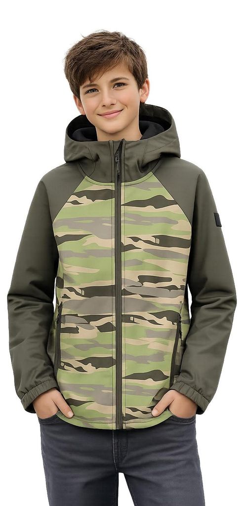 Icepeak Softshelljacke Kinder Kingsville mit Kapuze, Kinder Größen:152