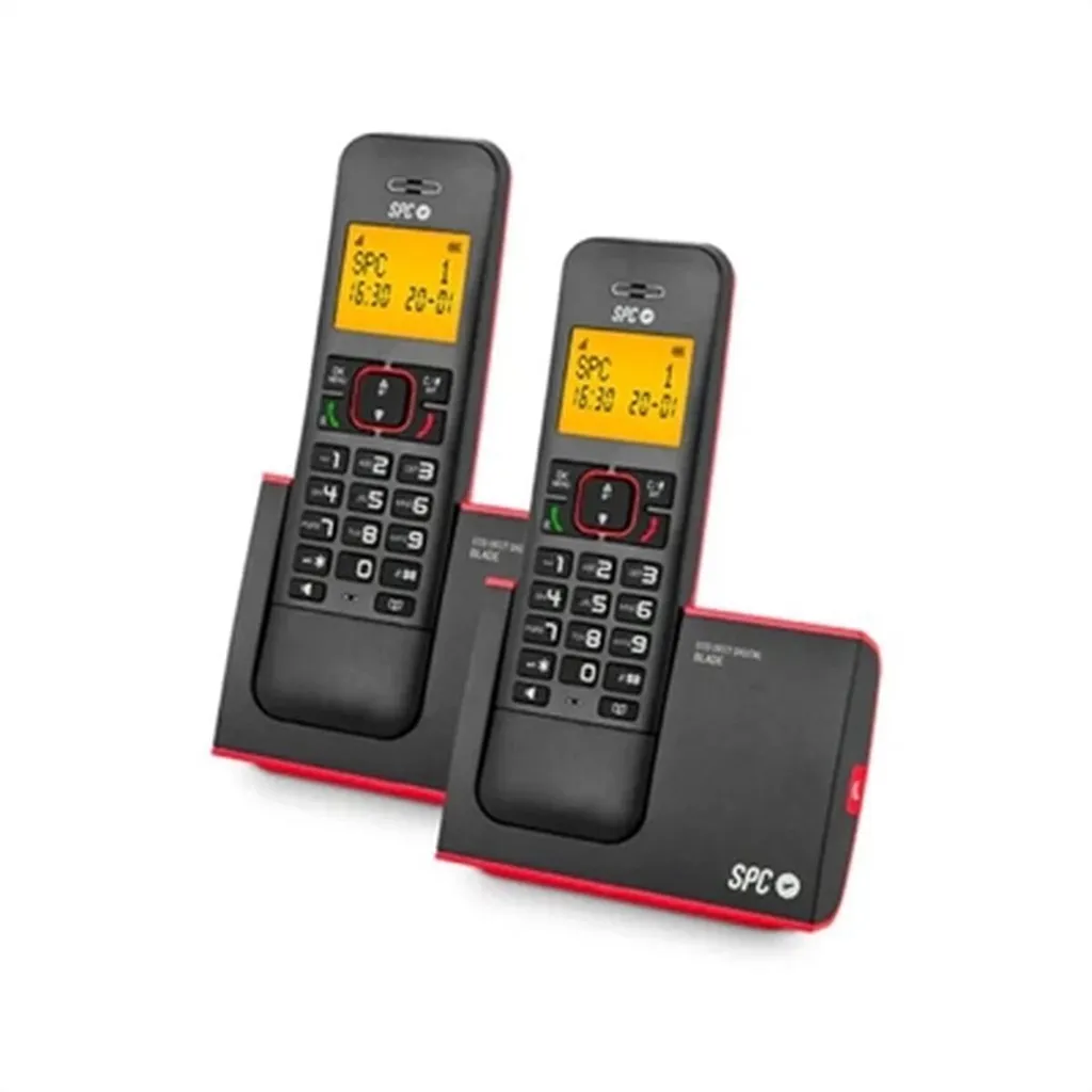 Téléphone fixe SPC 7292RC2 BLA DUO avec mains libres et grand répertoire