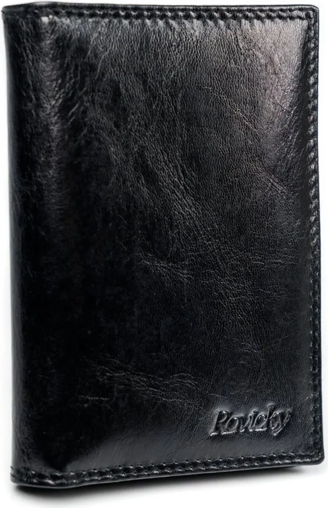 Rovicky TY216010 Portafoglio RFID Anti-Clonazione Pelle Nera