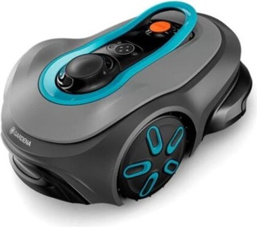 Mähroboter smart SILENO free 800m² Set (grau/türkis, Li-Ionen Akku, mit smart Gateway, LONA-Technologie)