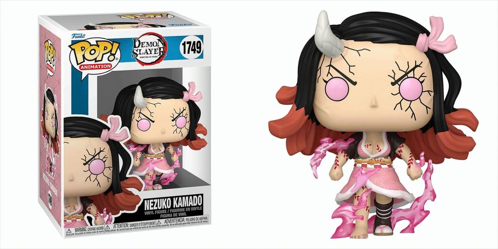 Demon Slayer: Kimetsu no Yaiba POP! Animation Vinyl Figuren Nezuko(Demon Form) 9 cm
