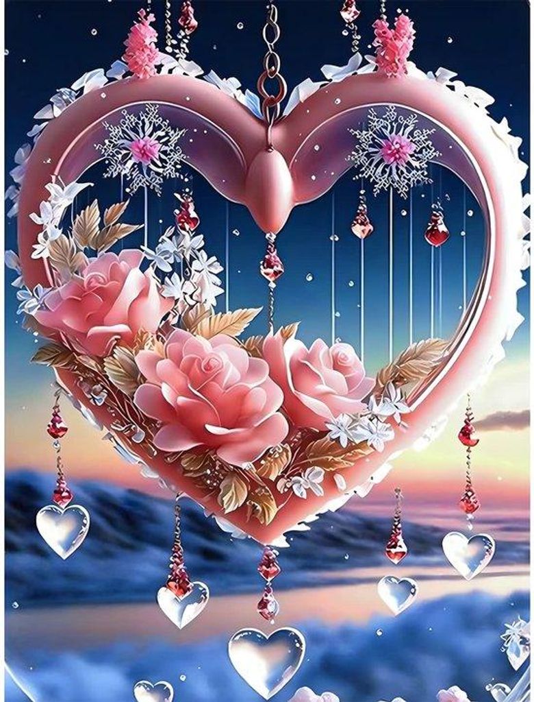 Diamant Schilderij Kit für Erwachsene Anfänger 12x16 Zoll Vollkoloriert DIY Kunst Woonaccessoires