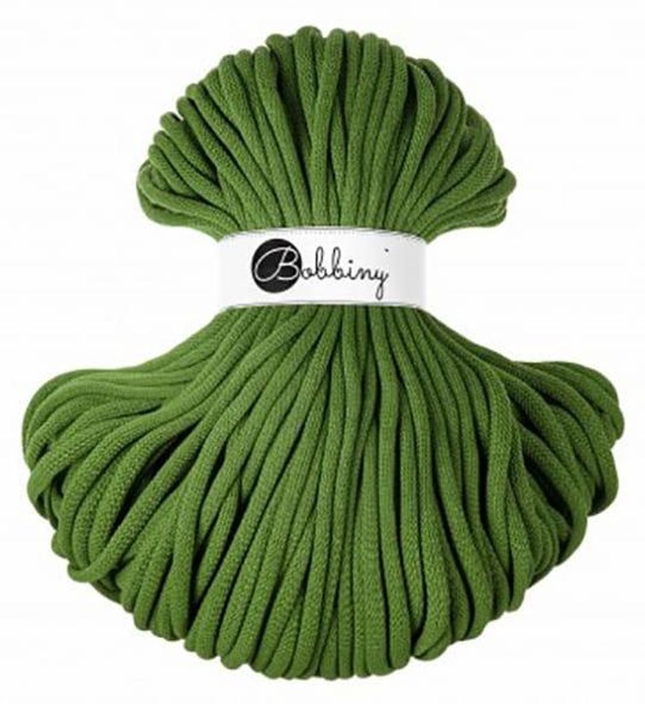 Bobbiny Jumbo 9 mm 100 m Moss Green Cordoncino Immagine del prodotto 