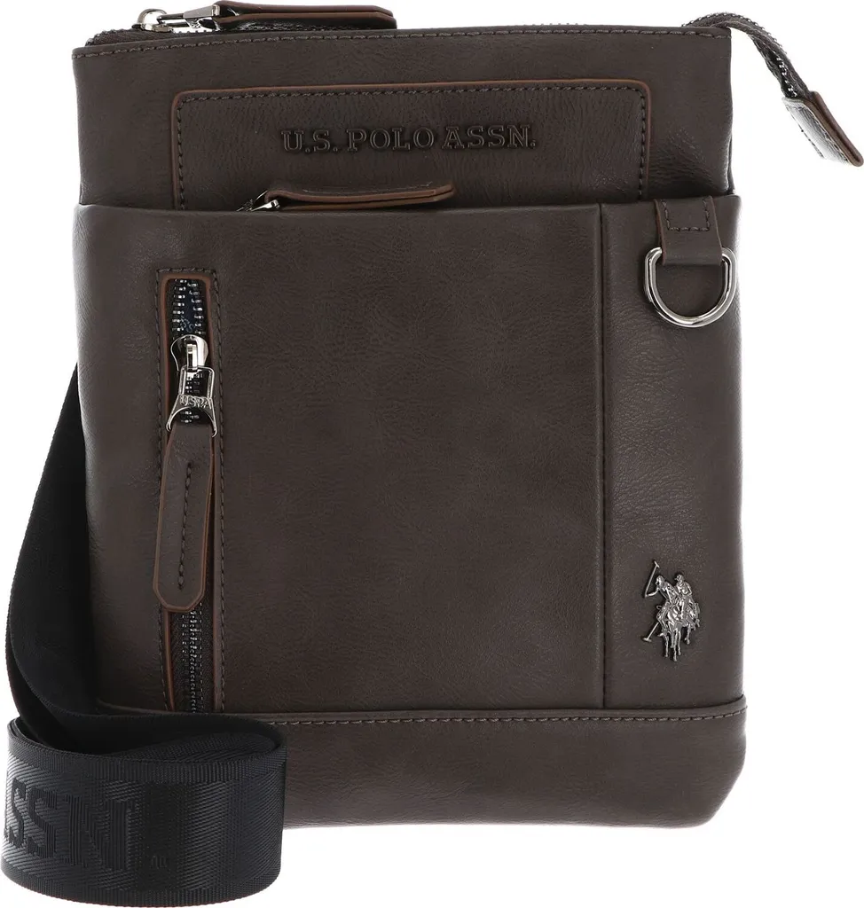 Sac à épaule bandoulière plat pour femme U.S. POLO ASSN. Cambridge Marron