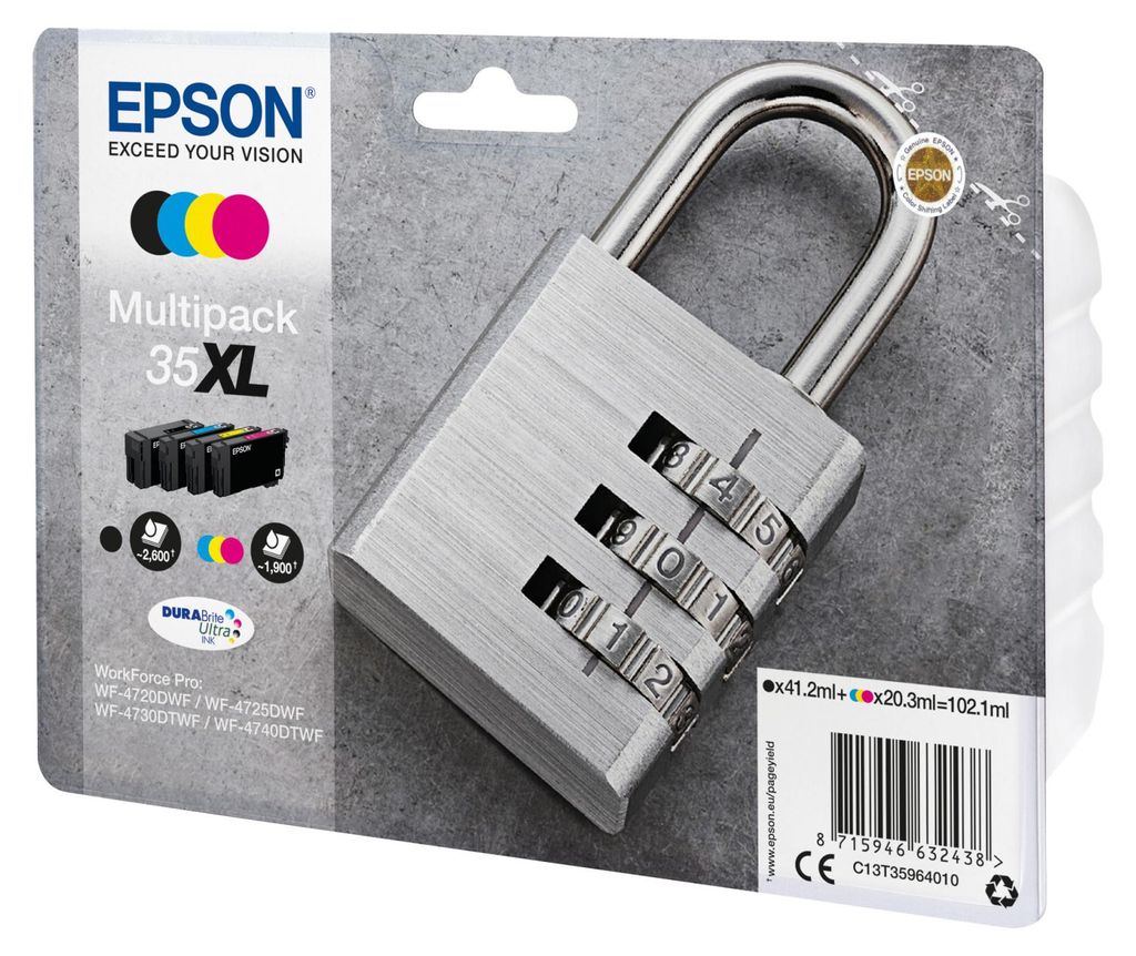 Epson Padlock 35XL Vorhängeschloss DURABrite Ultra Produktbild 