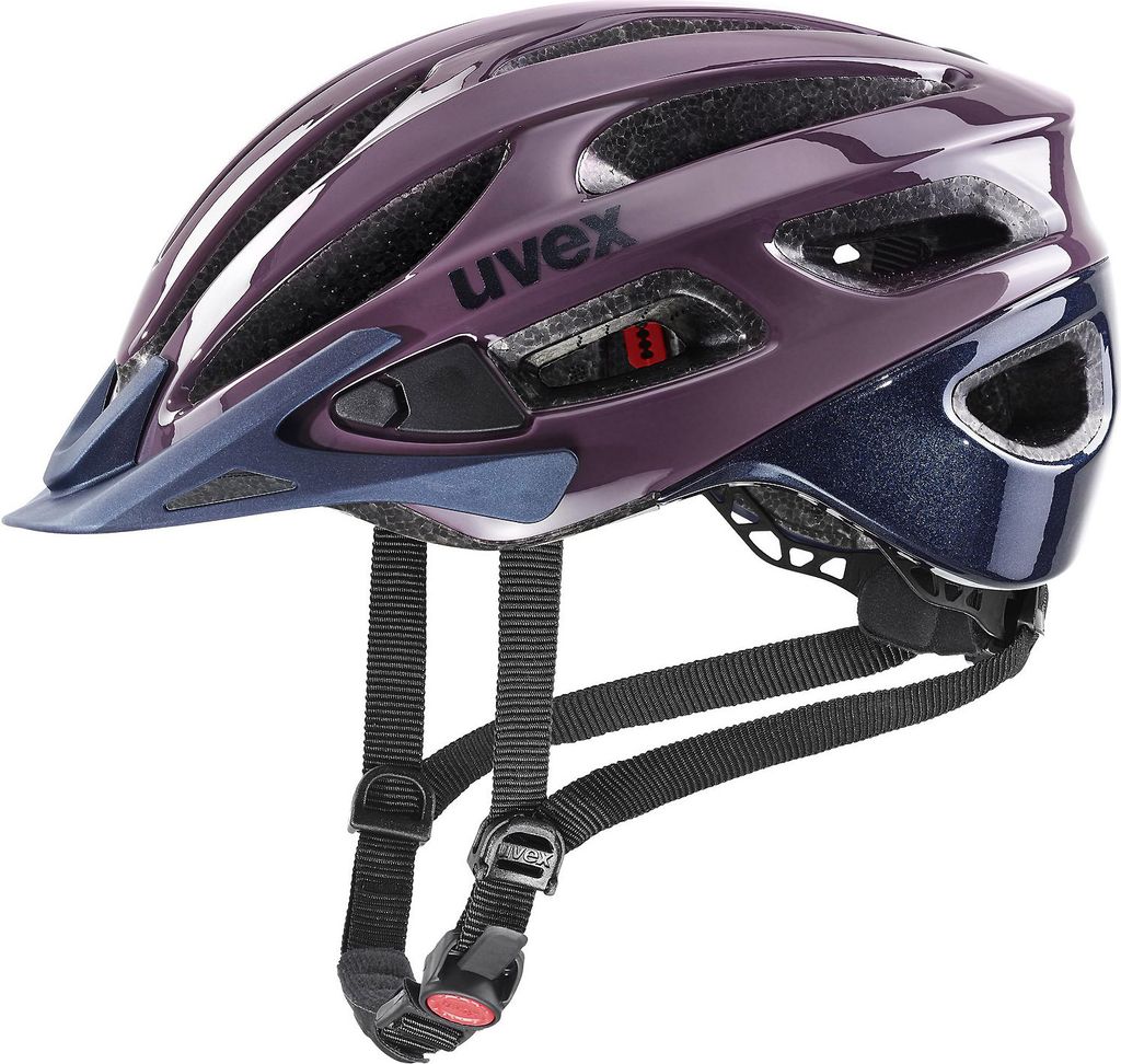 Uvex True Helm pflaumenblaue dunkle Raummatte größe 52-56 Produktbild 