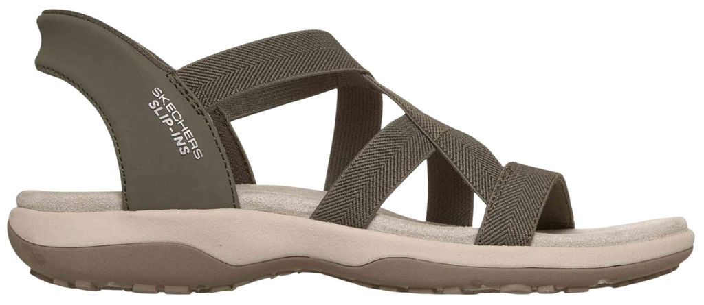 Skechers Reggae Slim, sandalias planas para mujer, color Imagen del producto 