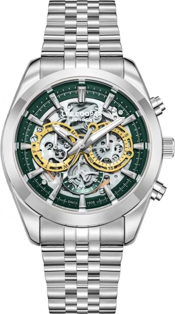 Vivi il Momento con Lee Cooper LC08176.370 Verde - Orologio Uomo