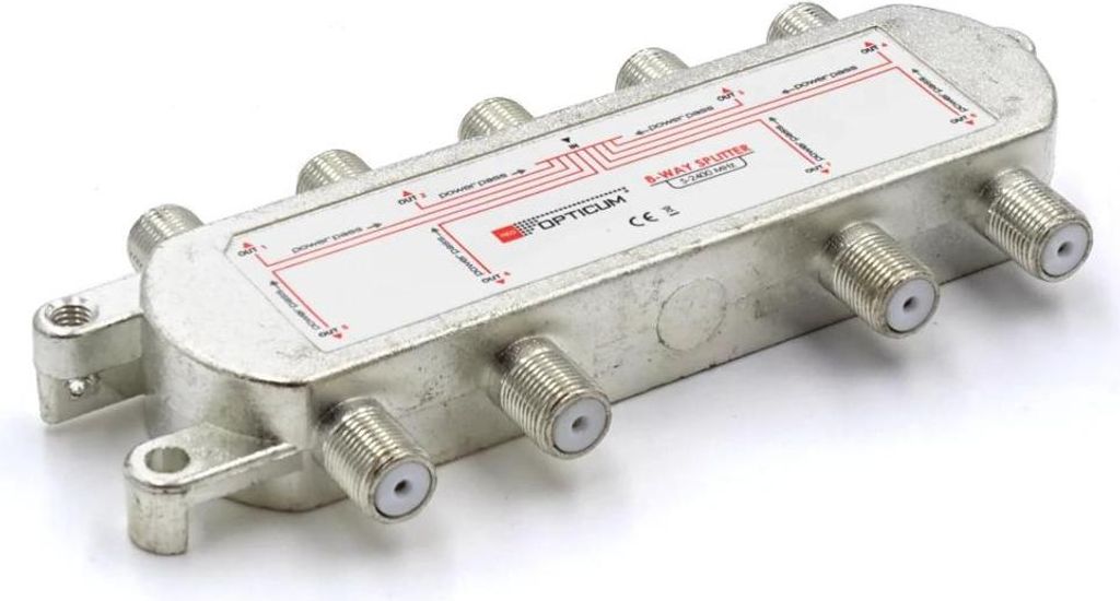 OPTICUM 8 - SAT-Splitter 1x8 5-2400 MHz