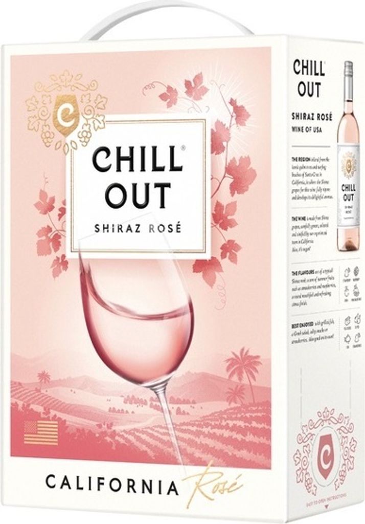 Chill Out Shiraz Rosé 12,5% Vol. 3L Bag in Box Produktbild 