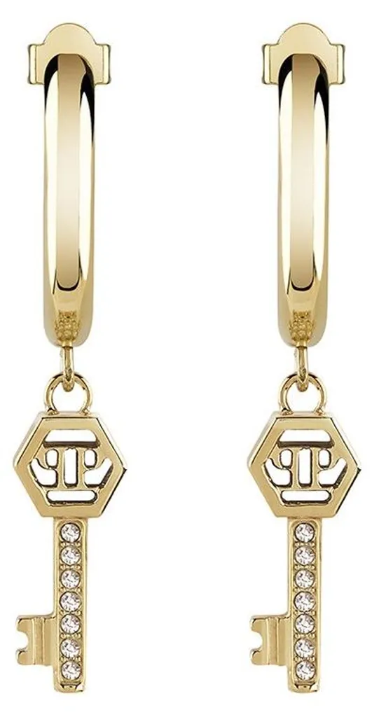 Philipp Plein PJHGA21EU Valentine Boucles d'oreilles créoles de 4cm