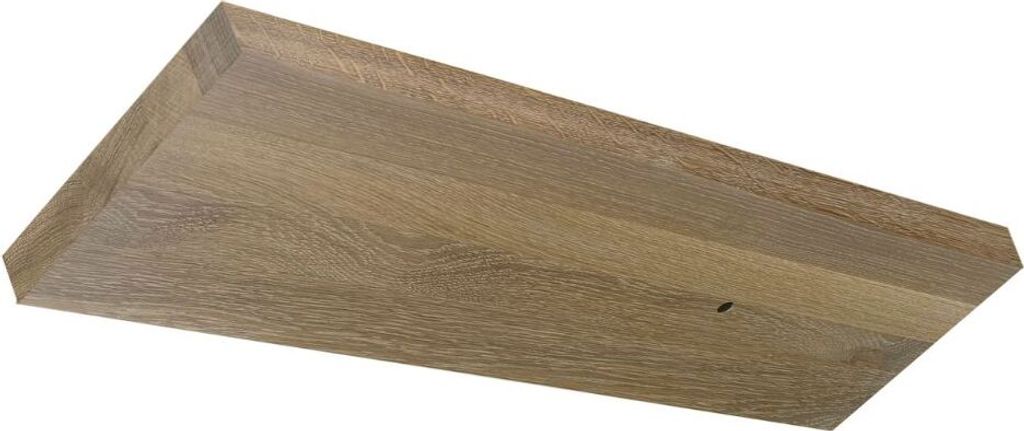 dekoratives Deckensegel Holz Massivholz Asteiche weiß geölt 200 mm x 700 mm