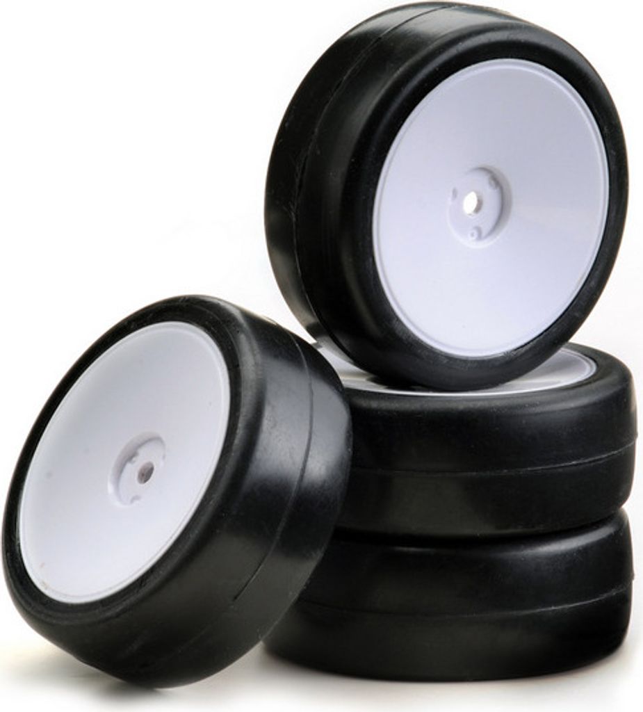Absima 2510007, Räder- & Reifen-Set, Schwarz, Weiß