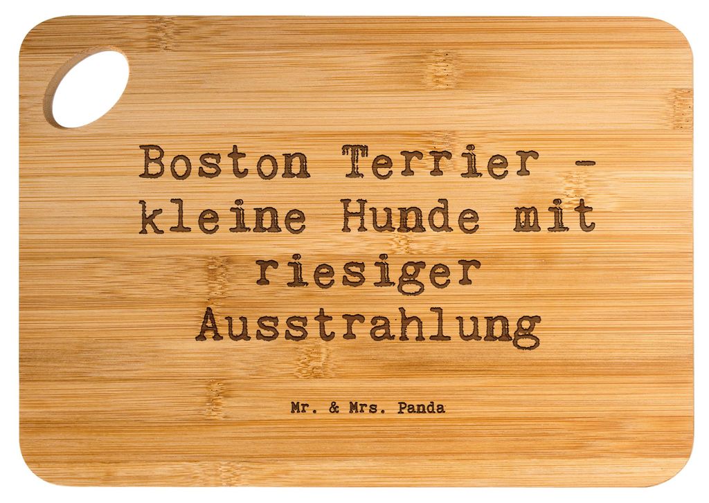 Mr. & Mrs. Panda Brett Spruch Boston Terrier - Transparent - Geschenk, Besitzer, Hunderasse, Frühstücksbrett, kleine Hunde, Treue, Hunderassen, H...