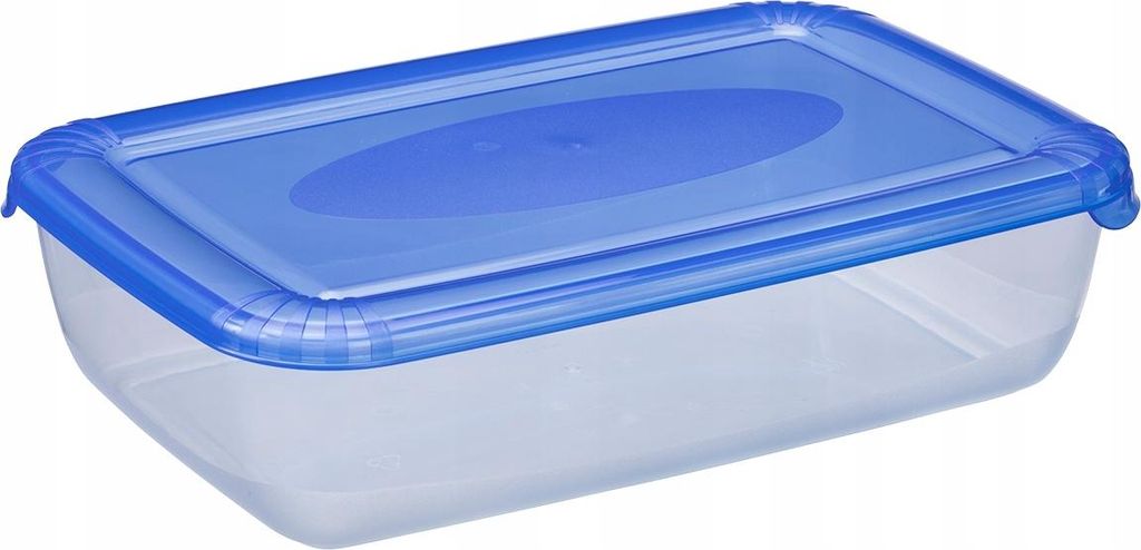 plast team Gefrierdose Polar 1,9 Liter blau rechteckig Produktbild 