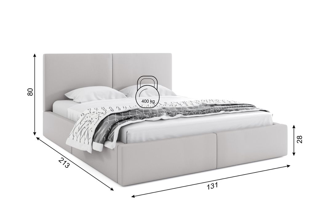 Interbeds Polsterbett Bett Doppelbett mit Stauraum mit Produktbild 