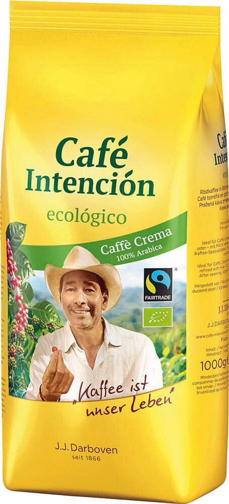 Organic Intense Organic Caffè Crema coffee : Fairtrade : Image du produit 