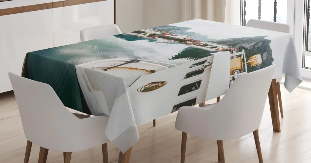 Tovaglia Design Lofoten Norvegia 140x170 - ABAKUHAUS Decor d'Eccellenza