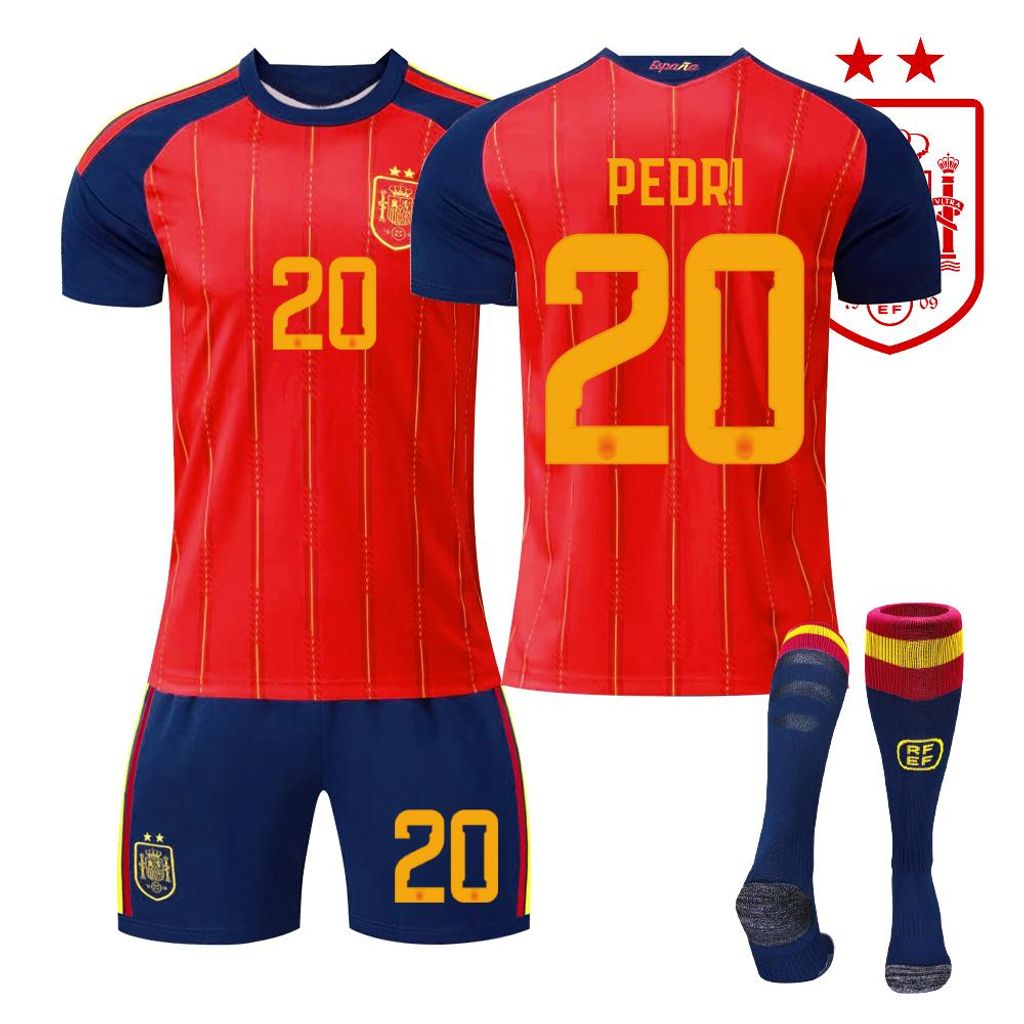 #20 PEDRI - Maglia da casa della nazionale spagnola per i Immagine del prodotto 