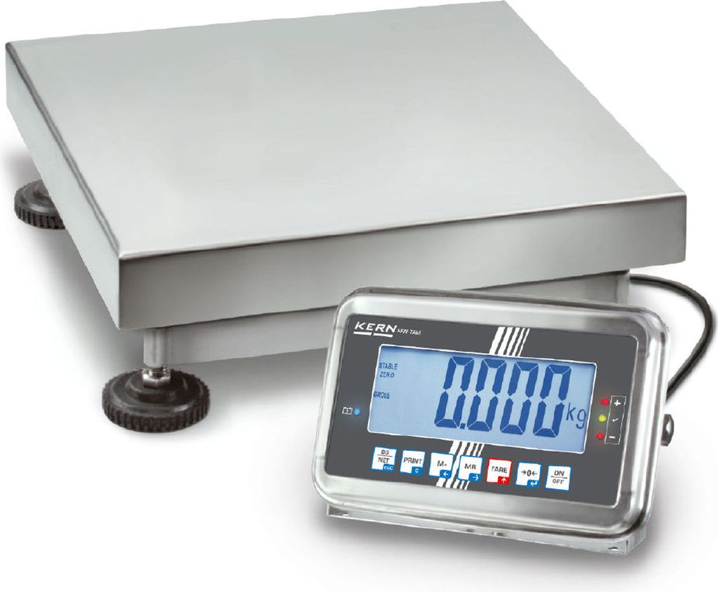 Kern Plattformwaage SFB 100K-2XLM bis 150 kg ( 50 g genau) 650x500mm - geeicht
