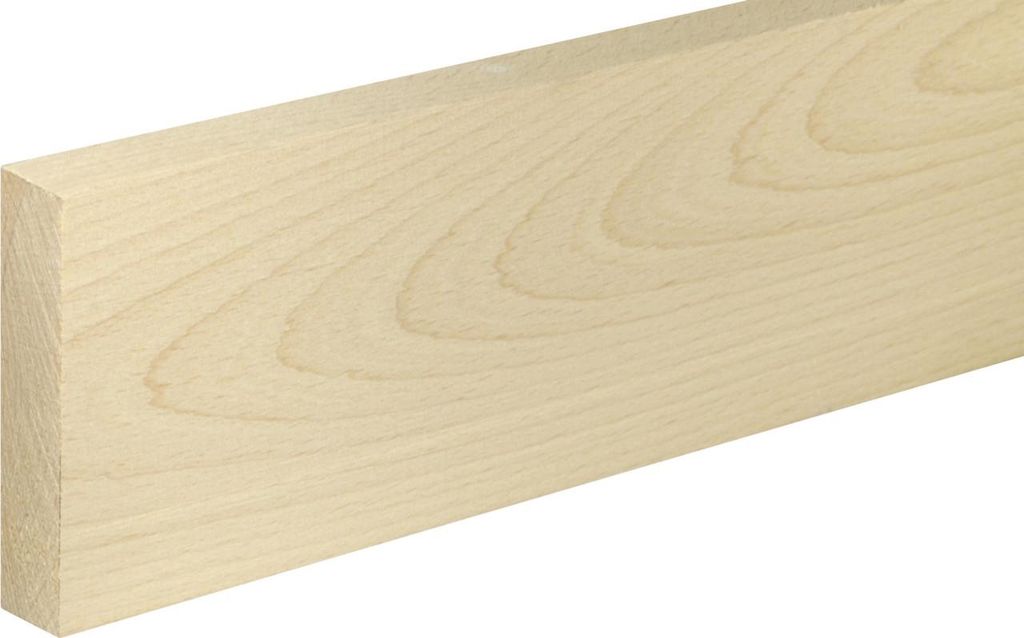 FN Neuhofer Flachleiste 95 cm 96 x 20 mm Buche