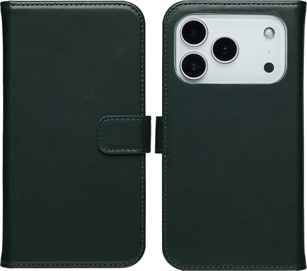 Selencia Custodia iPhone 17 Pro in Vera Pelle Verde - Eleganza Italiana