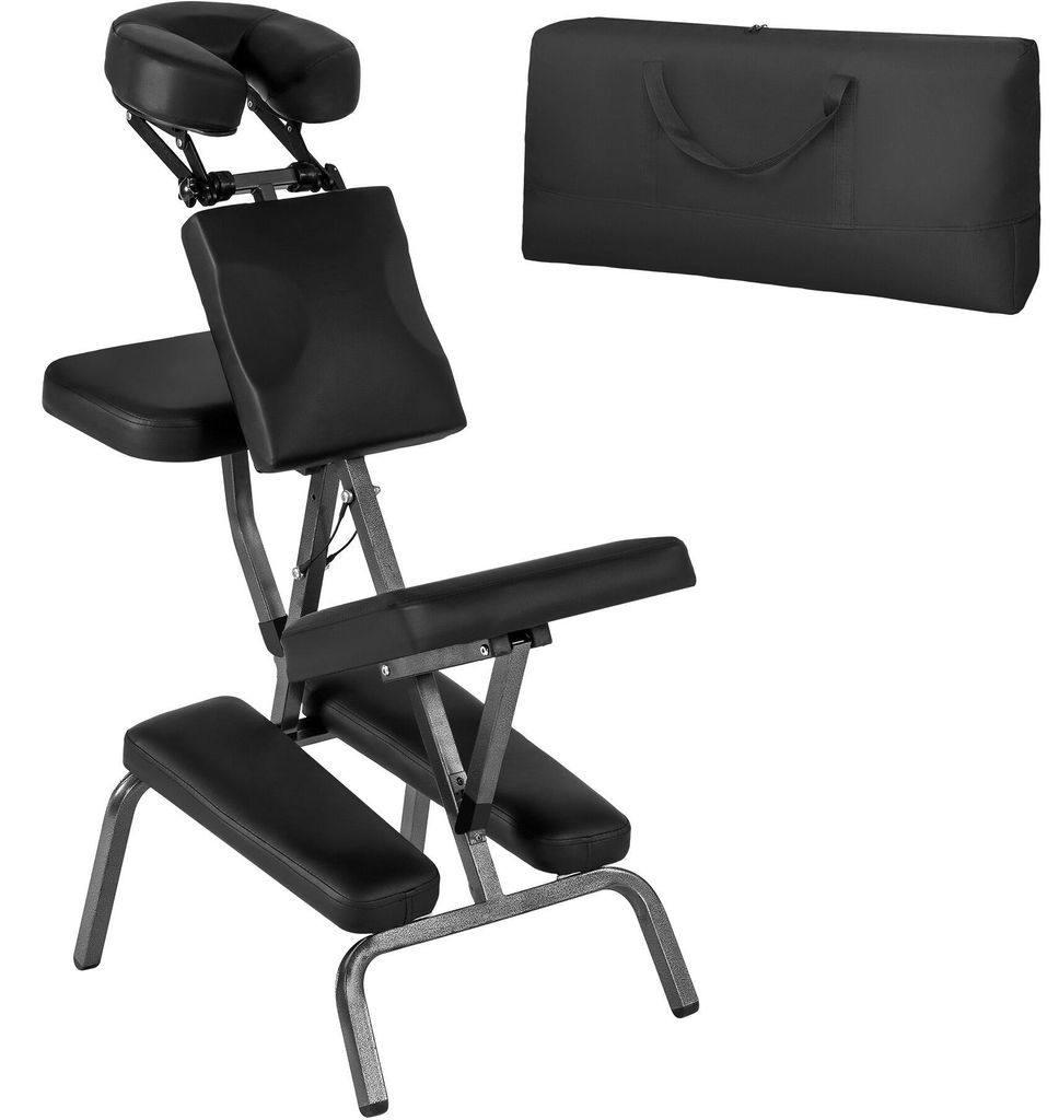 tectake® Massagestuhl klappbar 80 x 50 x 105 cm Produktbild 