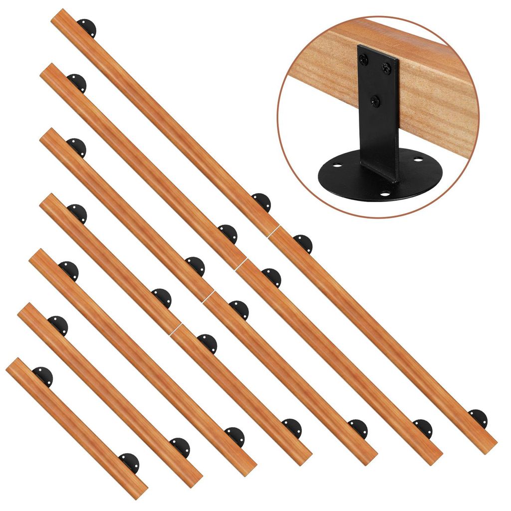 Ikodm, drevený zábradlie z brezového dreva, 200 cm, priemer Obrázok produktu 