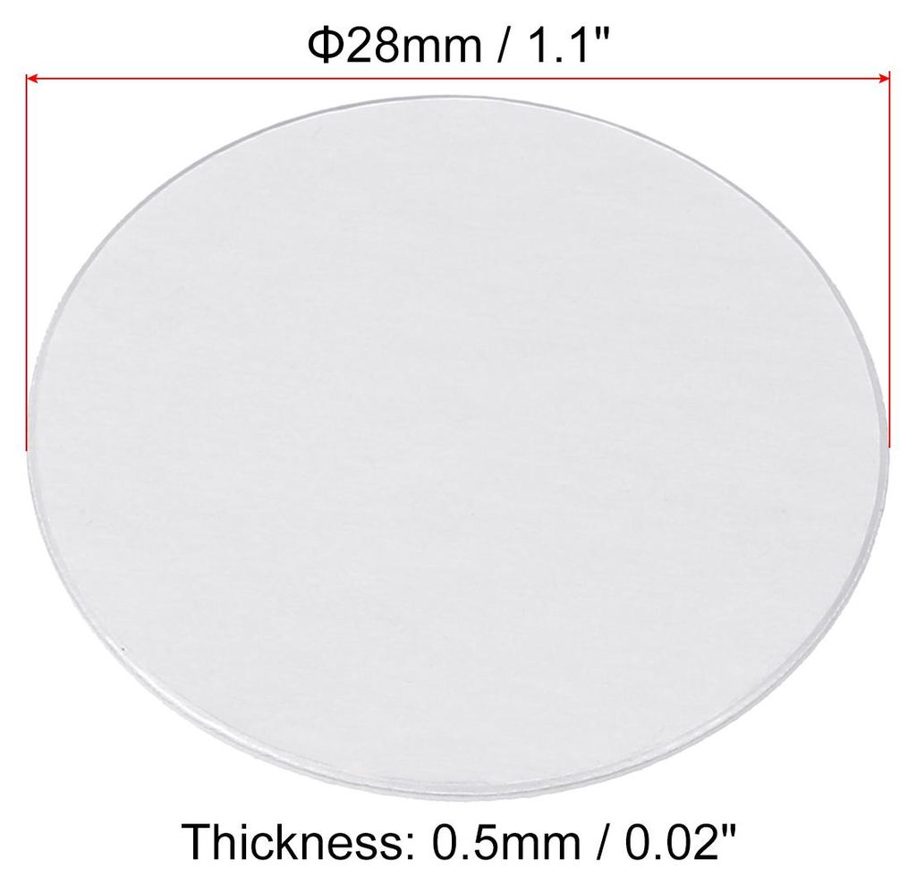 28mm/1.1" Aluminium-Folie Cap Liner, 75 Pack resistent Tamper Induktion Heat Sealer Abdichtung Liner fš¹r PE Kunststoff-Flasche Glas Deckel