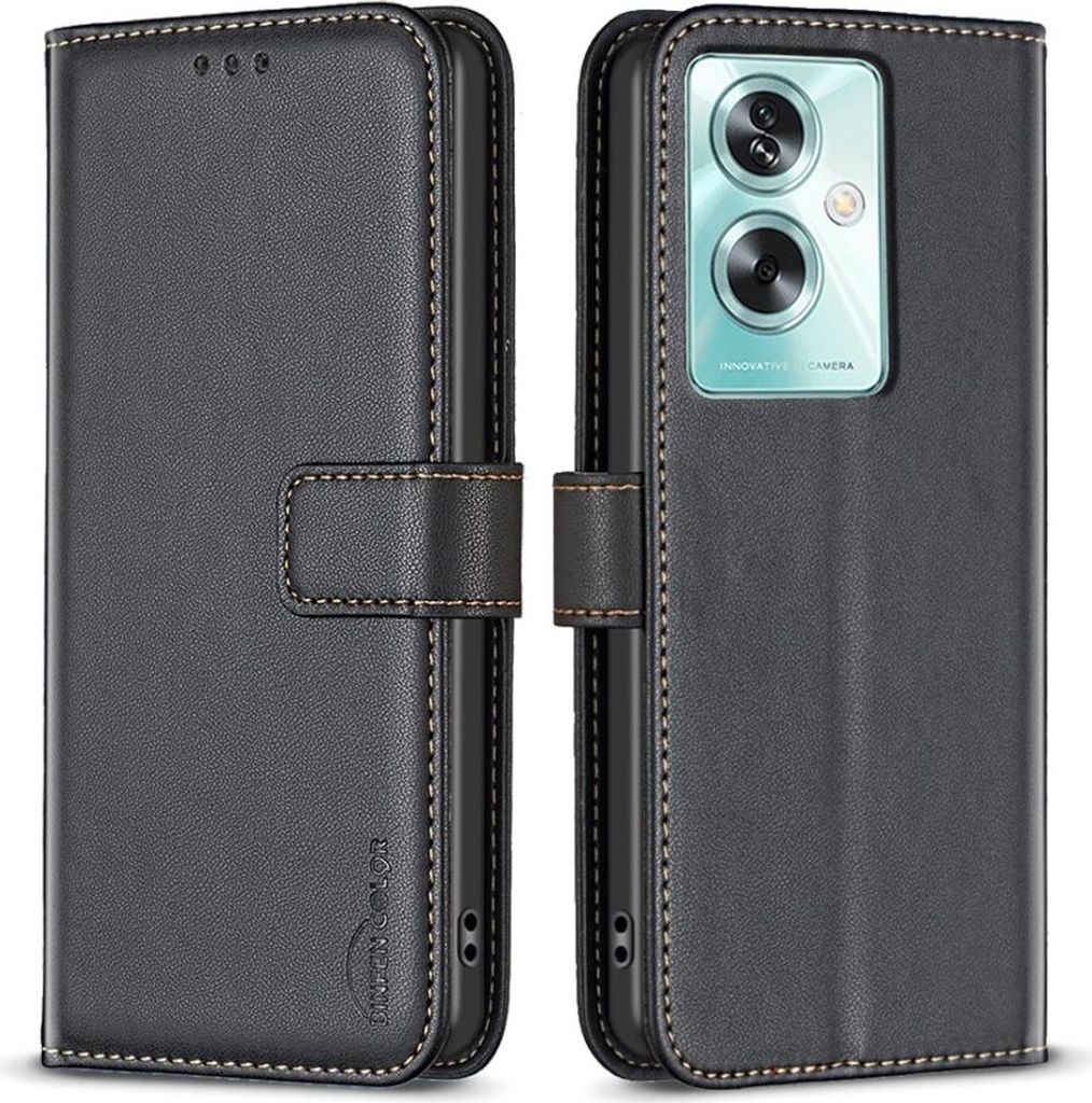 OPPO A79 5G Hülle - BINFEN Klapphülle - Schwarz