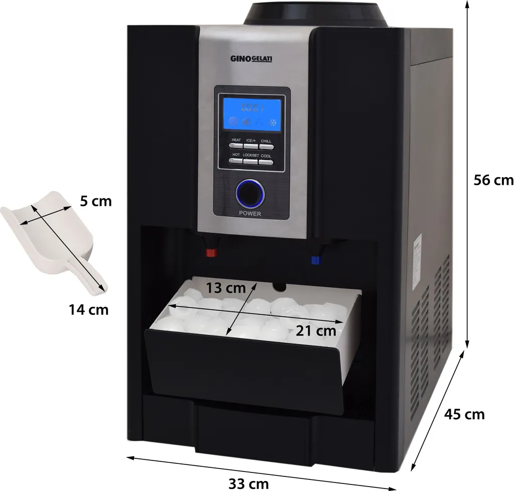 Machine à glaçons Syntrox GG-500W numérique eau chaude multifonction - 16
