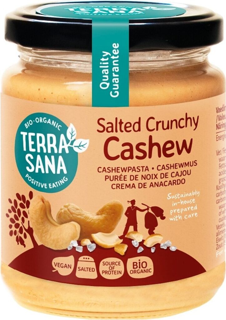 Cashewmus - Crunchy mit Steinsalz 250g