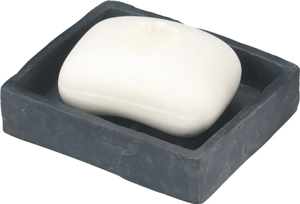Porte-savon Anti-traces Slate Rock - Fini le Savon qui Glisse sur le Lavabo