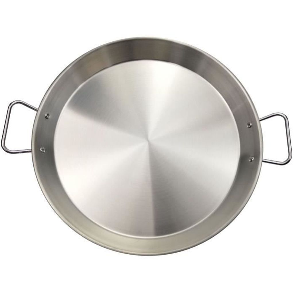 Paella Pfanne BAUMALU, 40 cm, Edelstahl, Induktionsgeeignet