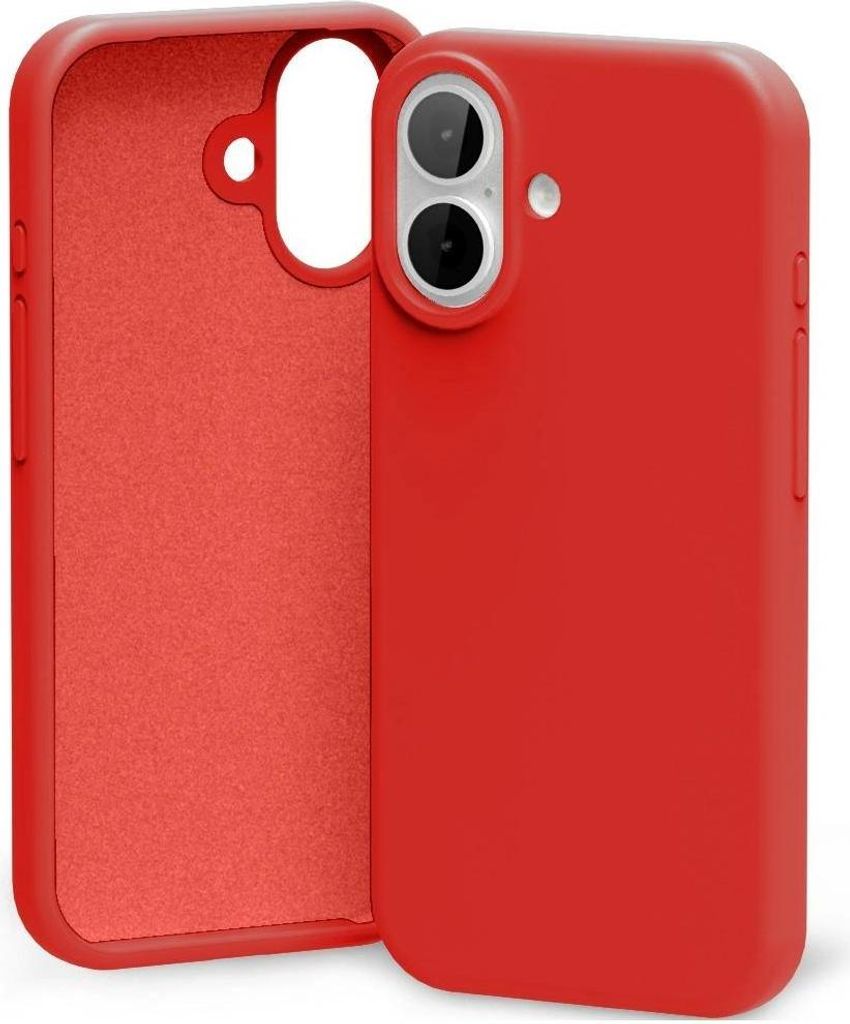 Mercury Silicone Hülle für Apple iPhone 17 rot