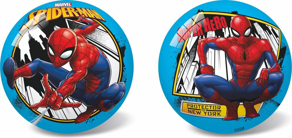Míč Spiderman gumový - nenafouknutý 23 cm