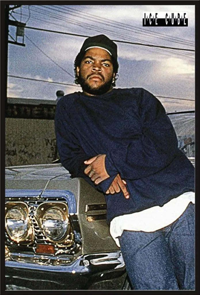 Encadrement Shinsuke Anti-Casse avec Poster Ice Cube Vitre en Acrylique