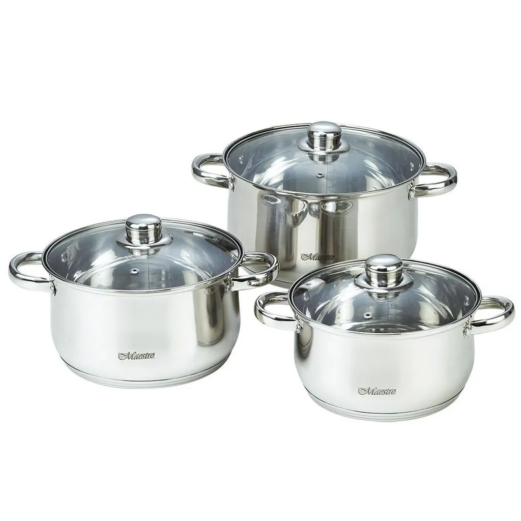 Occasione Maestro MR-2020-6M Batteria Pentole Acciaio Inox Prezzo Basso