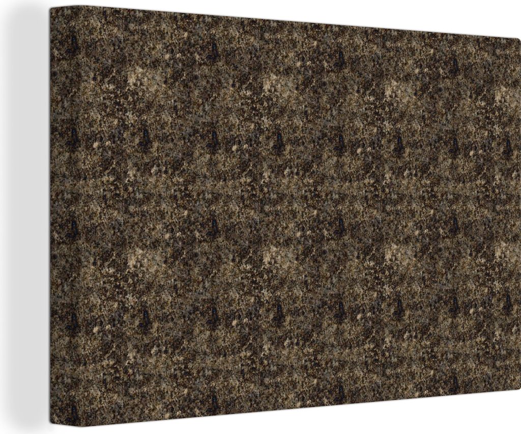 OneMillionCanvasses - Leinwandbilder - 150x100 cm, Textur - Granit - Muster, Wandbilder Kunstdruck Wanddekoration - Foto auf Leinwand - Gemälde ...