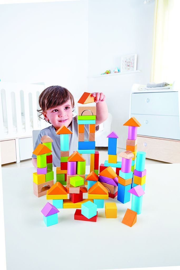 Hape Nádherné drevené stavebnice - 101 dielov Obrázok produktu 10