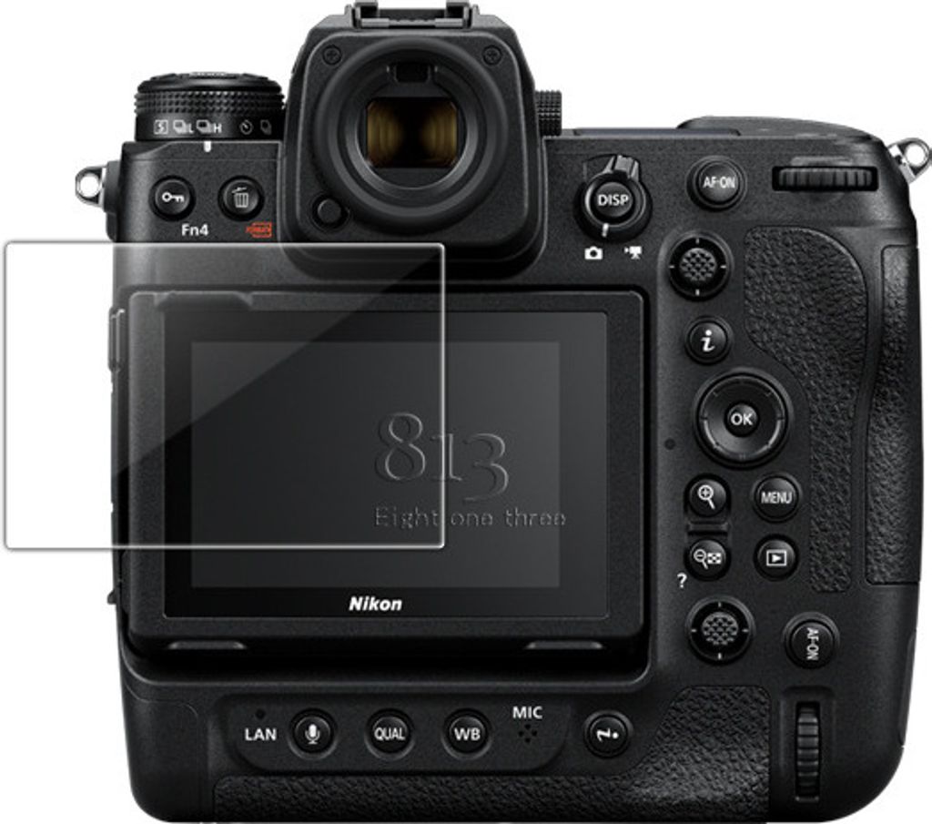 INF Nikon Z9 Displayschutz aus gehärtetem Glas