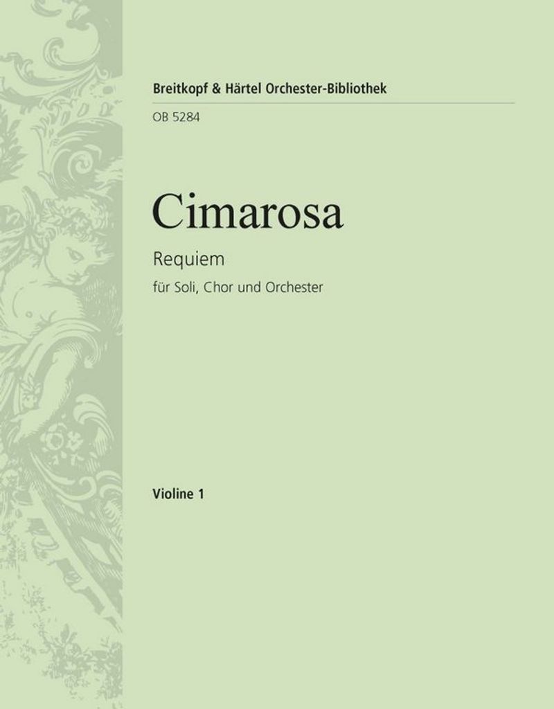 Requiem g-Moll für Soli, gem Chor und Orchester Violine 1