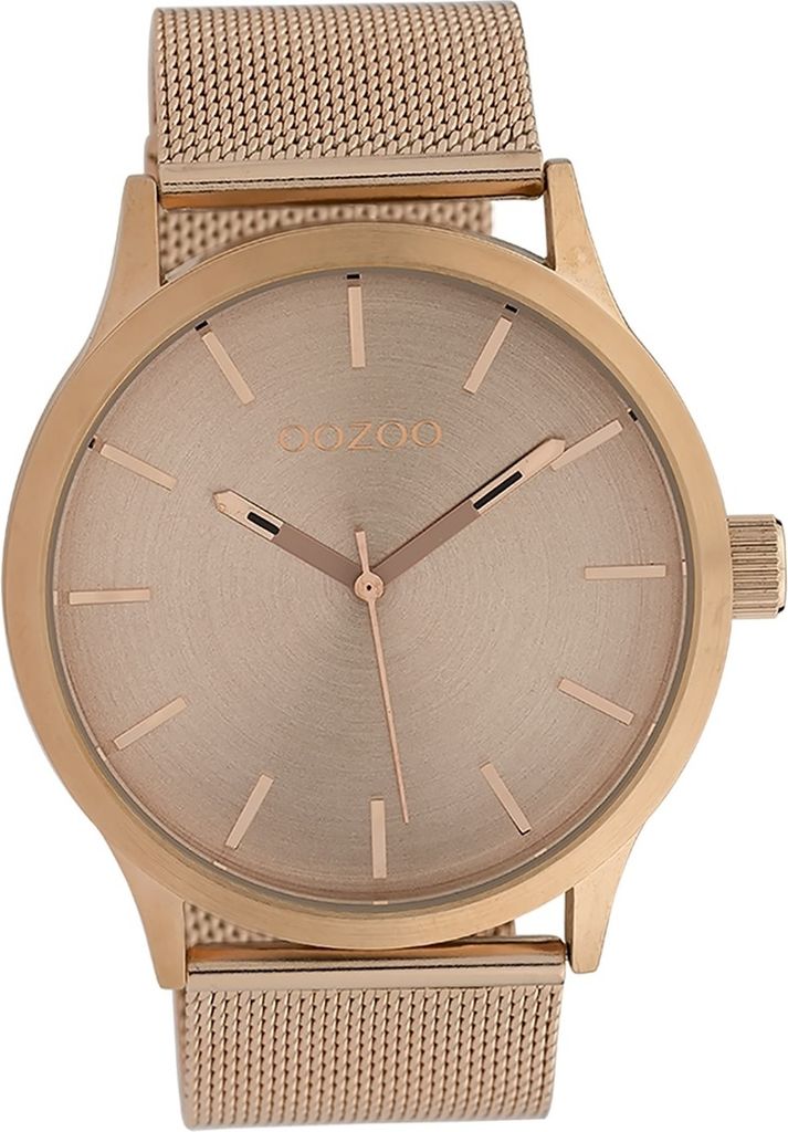 Oozoo Metall Damen Uhr Analog Quarzuhr Armband rosegold Timepieces D2UOC10057