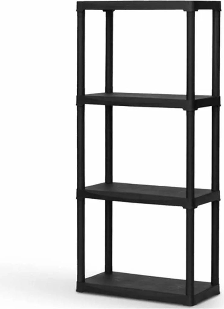 Artplast Tempo 133x60x30 Cm Regal Schwarz  Schwarz One Size Produktbild 