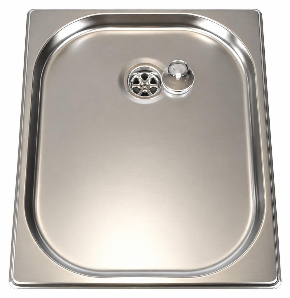 Edelstahl Spüle Spülbecken Tropfmulde 325x265x20 mm Produktbild 