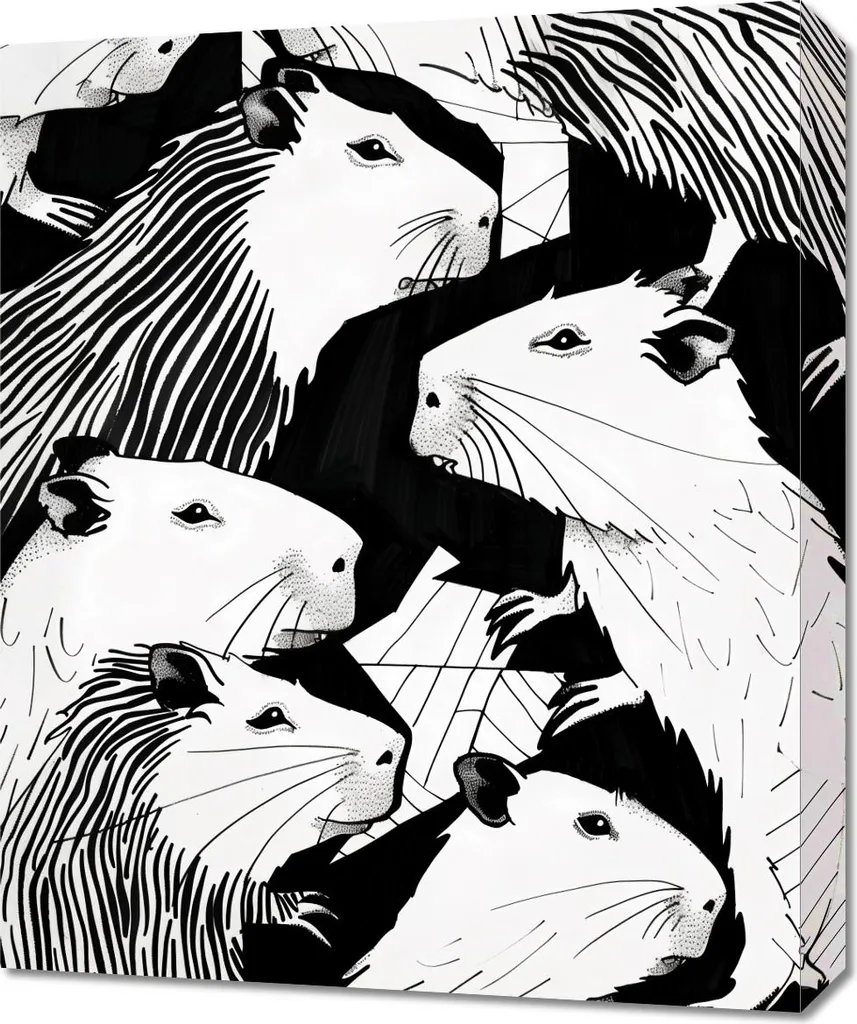 Déco Murale Marmottes 50 x 60 cm pour Ambiance Chalet et Nature Alpin