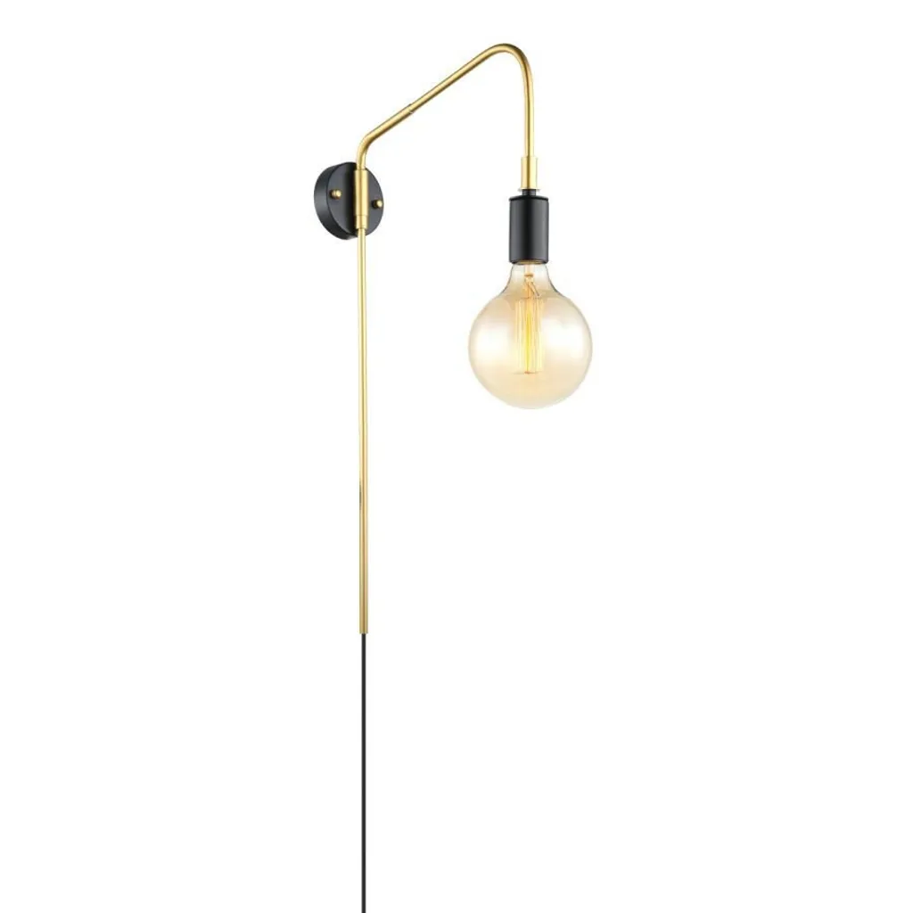 Italux Malene LED MBM3386/1 BK+GD: Illuminazione Moderna Hi-Tech