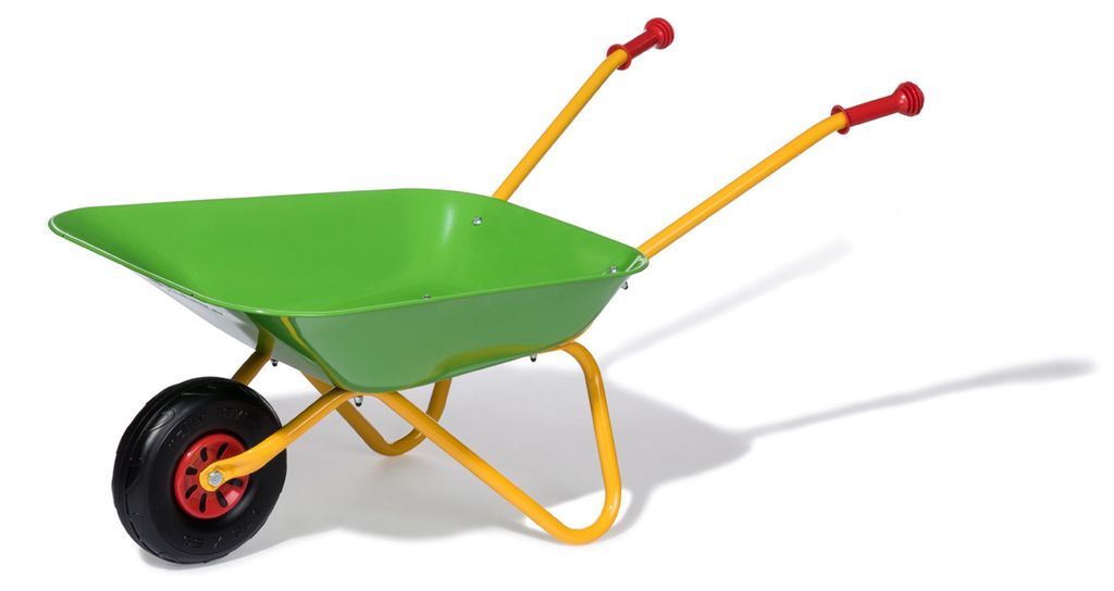 Metalowa taczka ogrodowa Rolly Toys, kolor zielony Zdjęcie produktu 